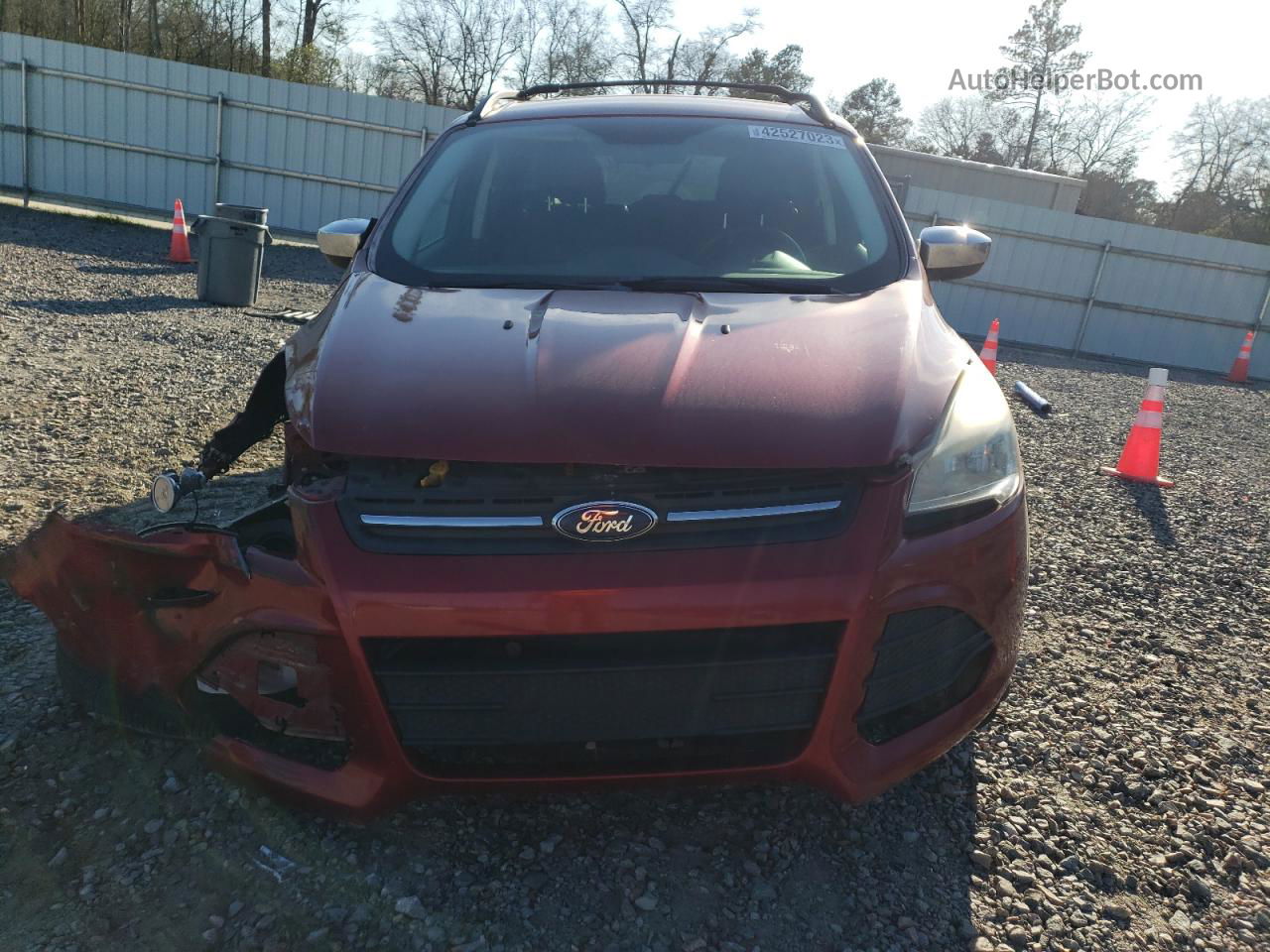 2015 Ford Escape Se Красный vin: 1FMCU0GX2FUA37519