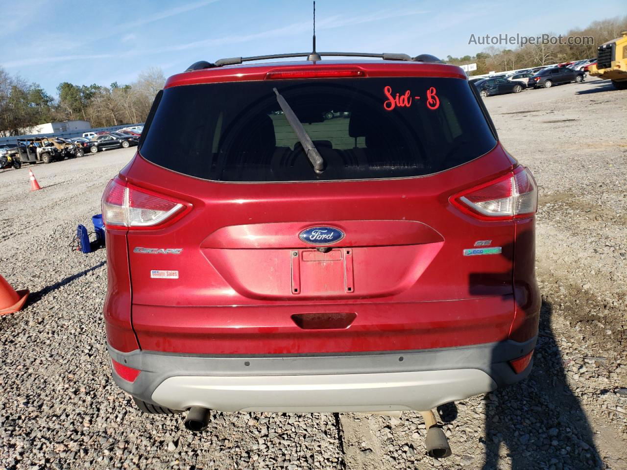 2015 Ford Escape Se Красный vin: 1FMCU0GX2FUA37519