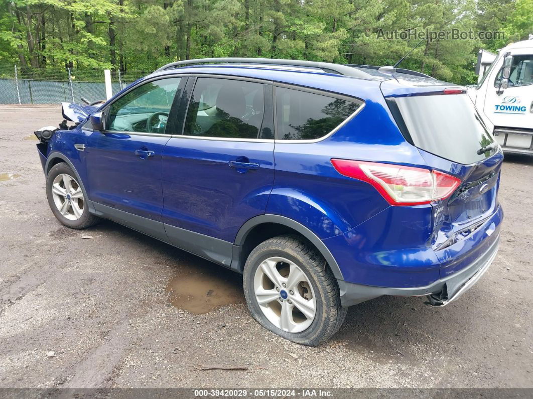 2015 Ford Escape Se Blue vin: 1FMCU0GX2FUB13613