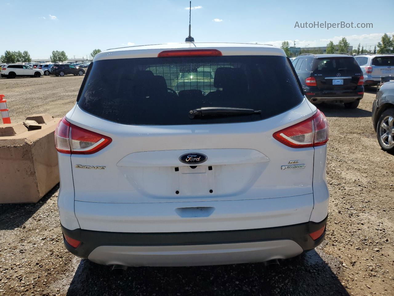 2016 Ford Escape Se White vin: 1FMCU0GX2GUA15344