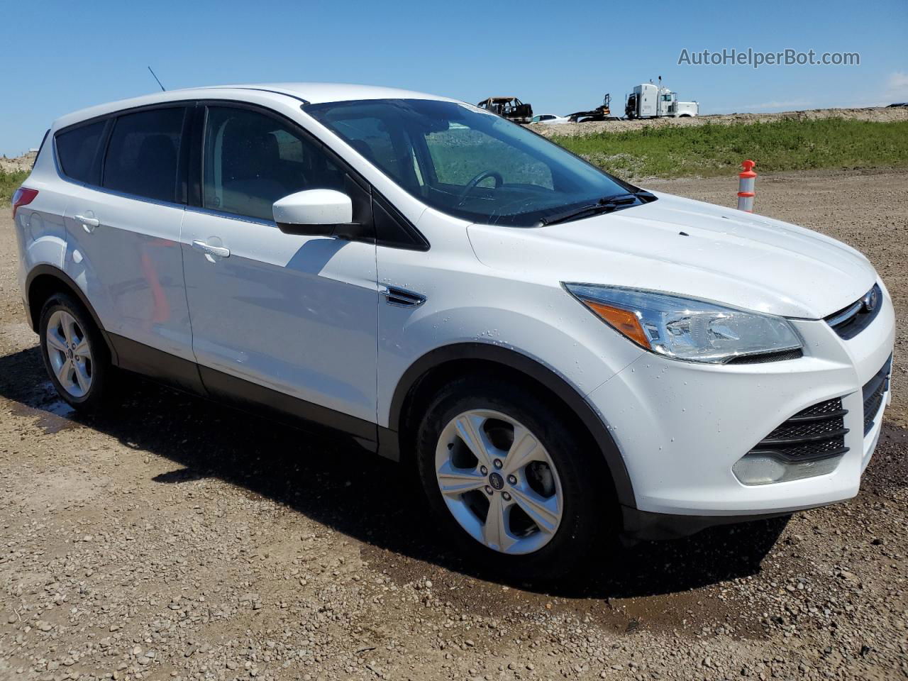 2016 Ford Escape Se White vin: 1FMCU0GX2GUA15344