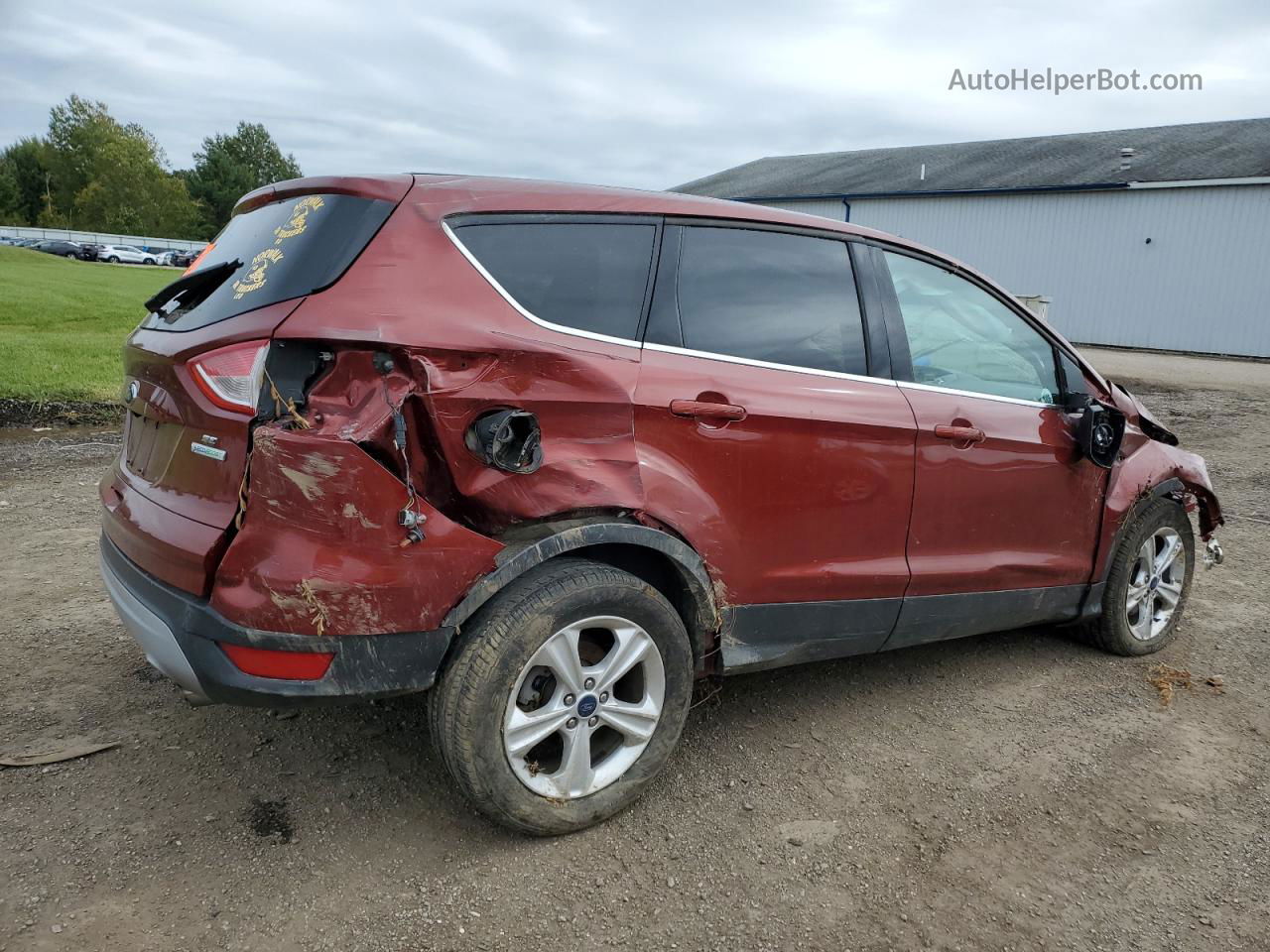 2016 Ford Escape Se Maroon vin: 1FMCU0GX2GUA19281