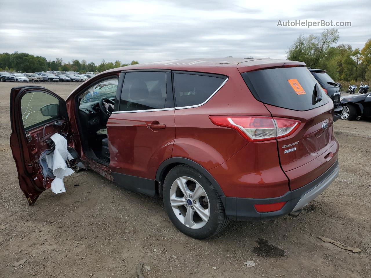 2016 Ford Escape Se Maroon vin: 1FMCU0GX2GUA19281