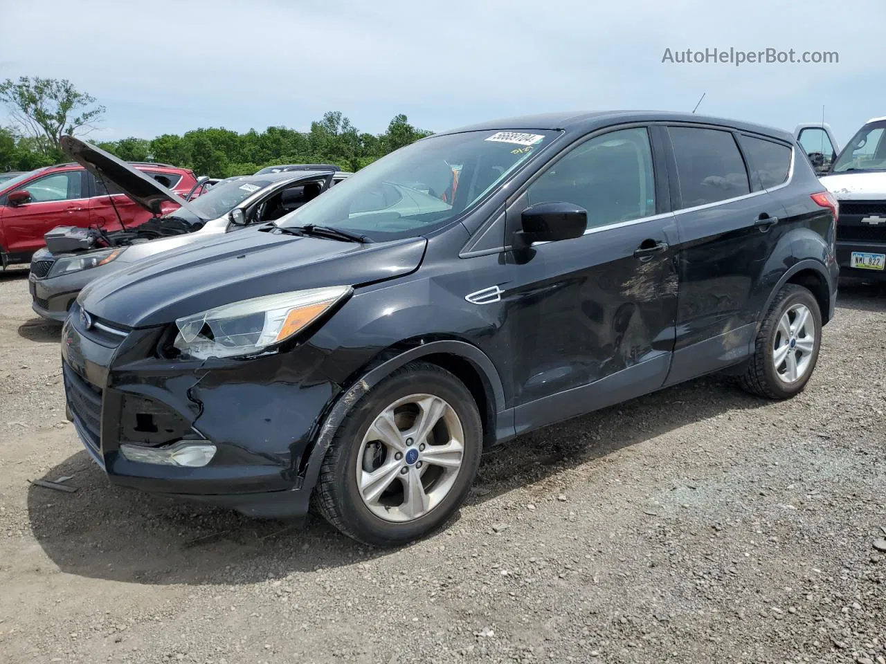 2016 Ford Escape Se Black vin: 1FMCU0GX2GUB24225