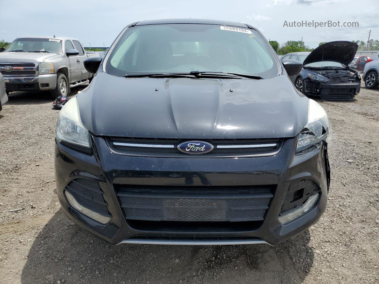 2016 Ford Escape Se Black vin: 1FMCU0GX2GUB24225