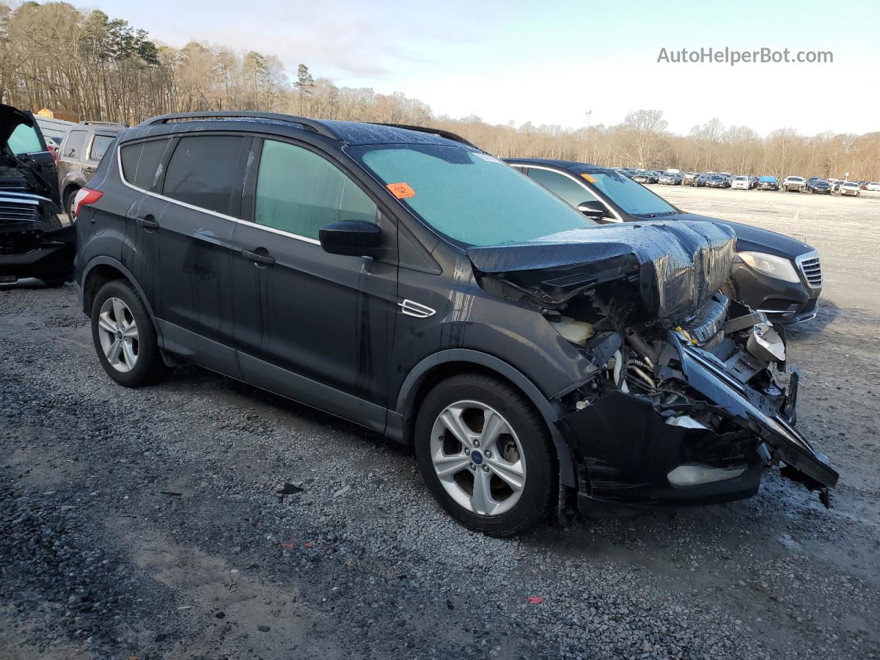 2016 Ford Escape Se Black vin: 1FMCU0GX2GUB29733