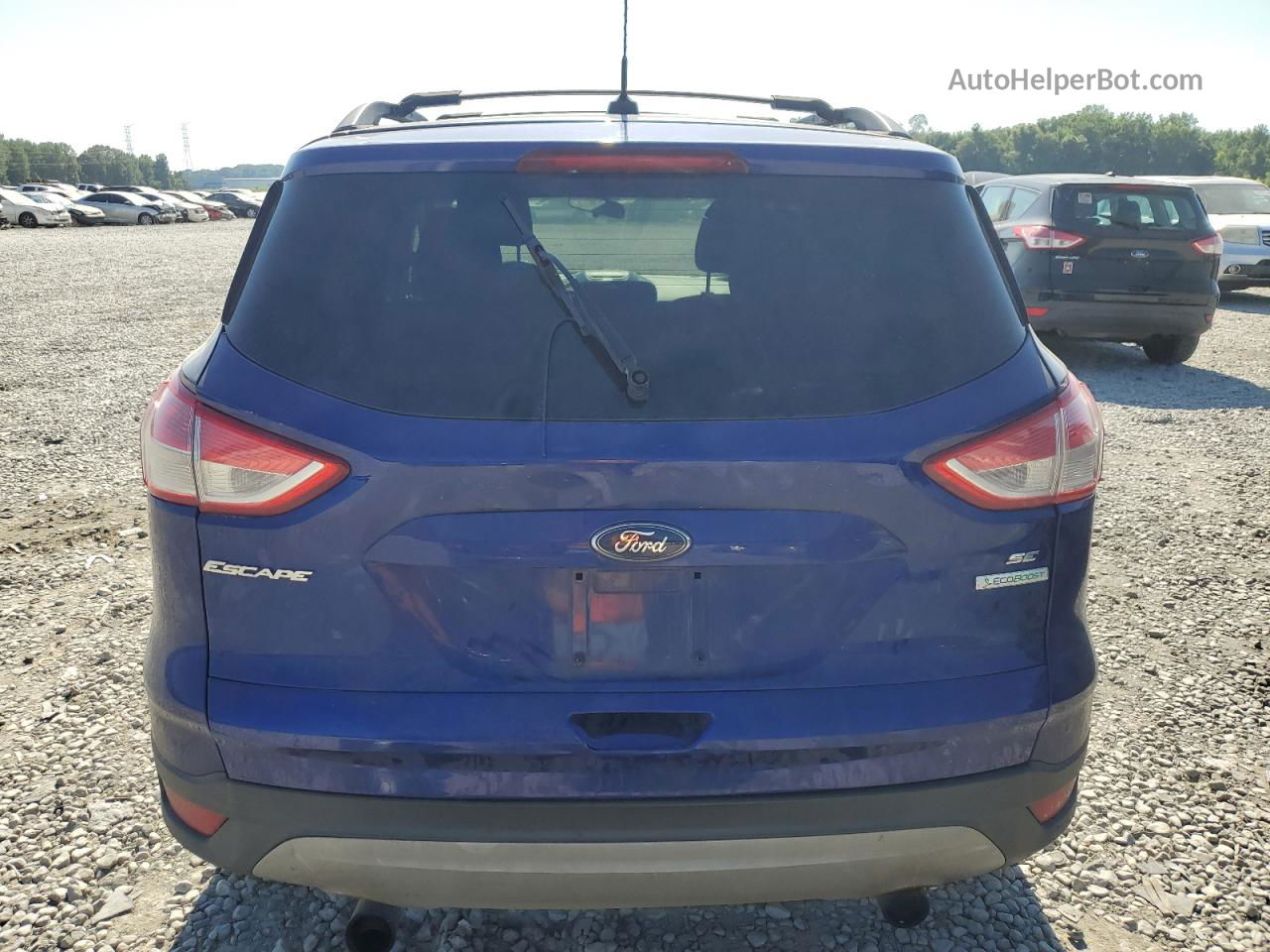 2013 Ford Escape Se Blue vin: 1FMCU0GX3DUA16644