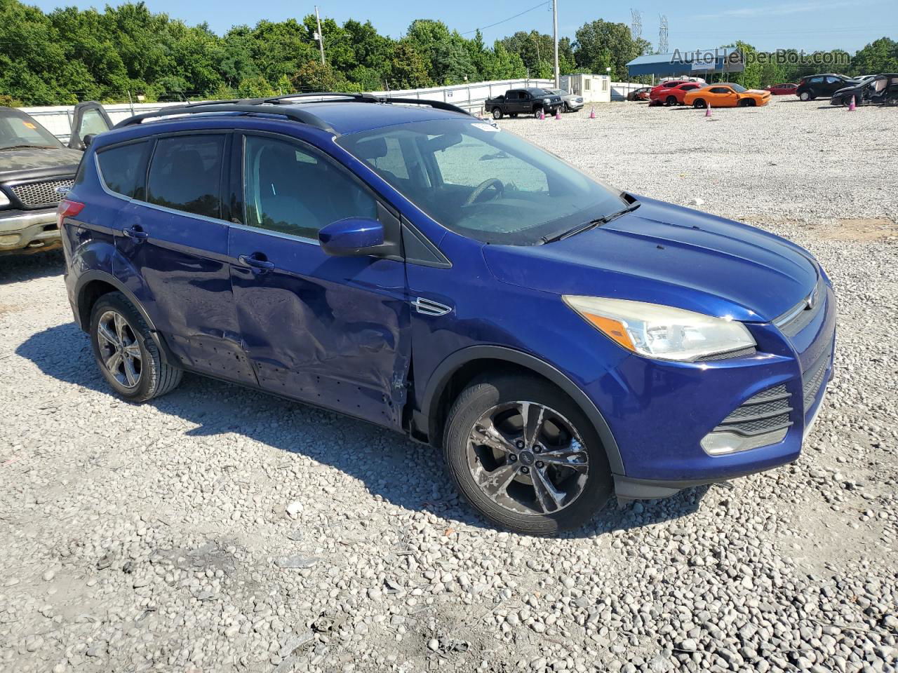 2013 Ford Escape Se Blue vin: 1FMCU0GX3DUA16644