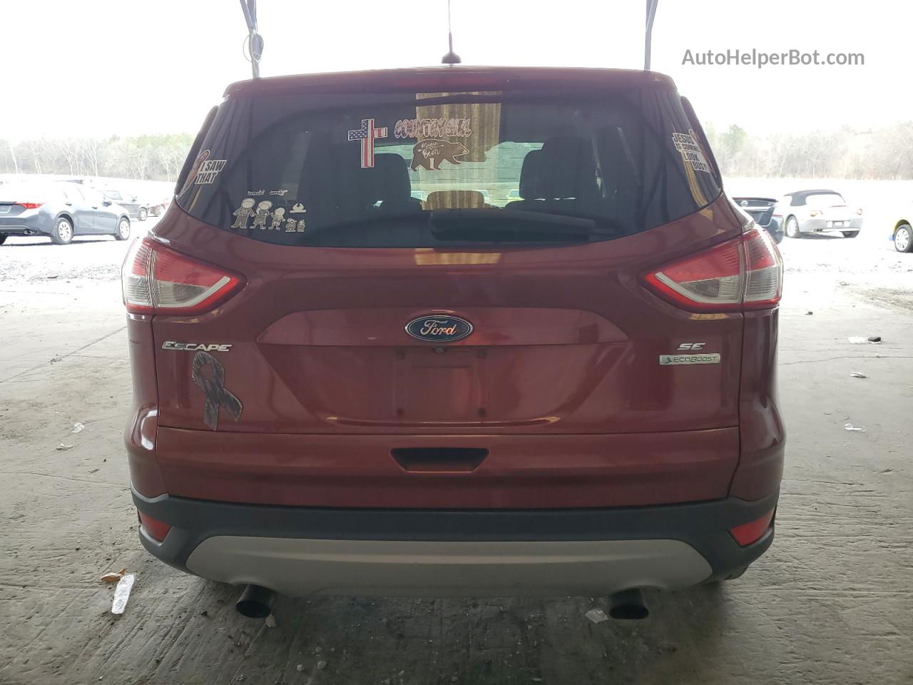 2014 Ford Escape Se Burgundy vin: 1FMCU0GX3EUA20985