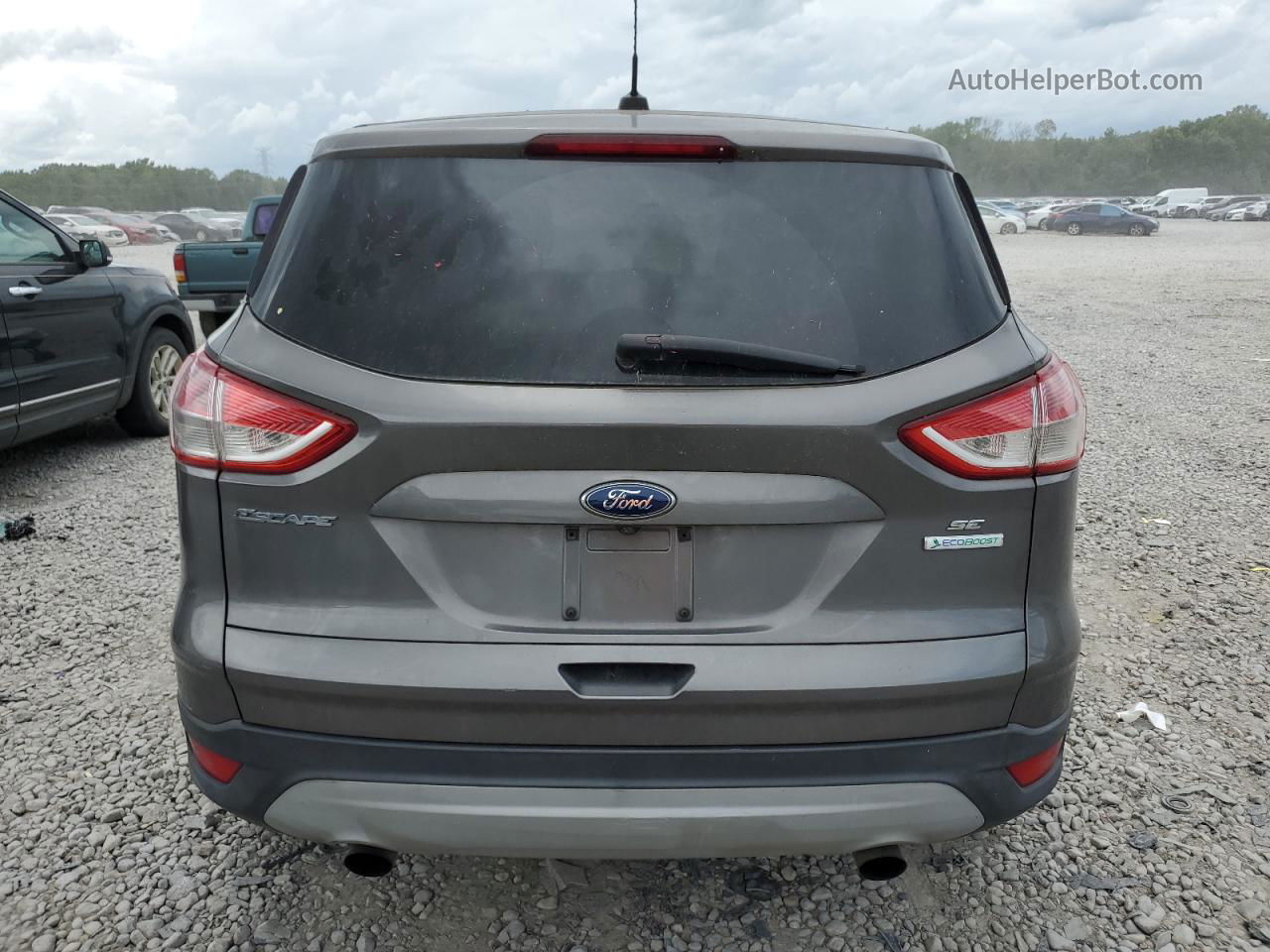 2014 Ford Escape Se Серый vin: 1FMCU0GX3EUA86341