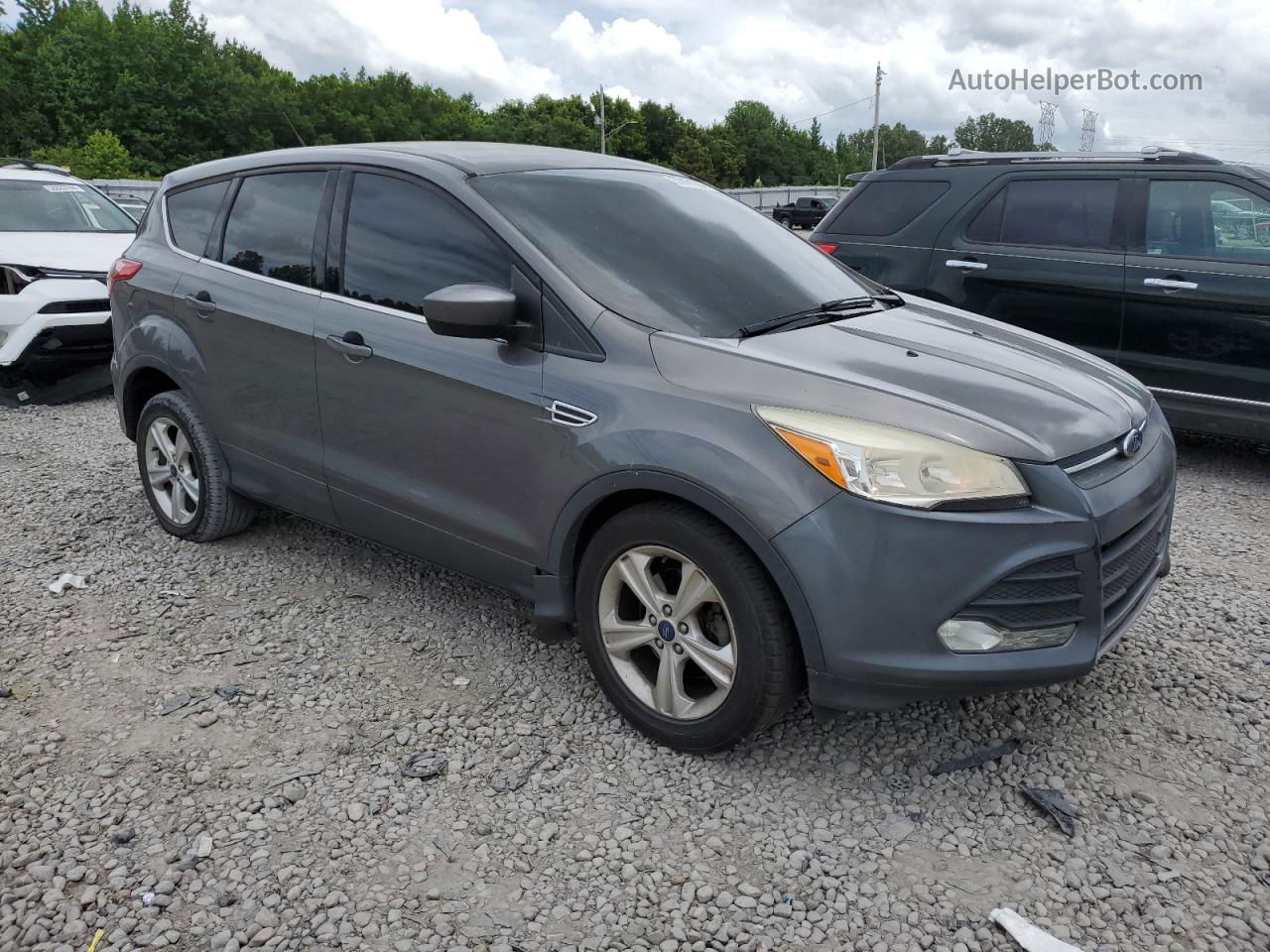 2014 Ford Escape Se Серый vin: 1FMCU0GX3EUA86341