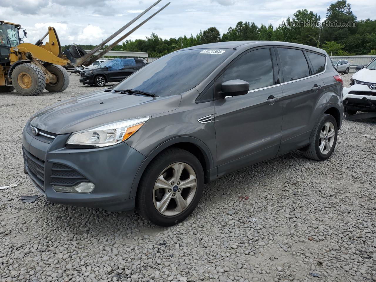 2014 Ford Escape Se Серый vin: 1FMCU0GX3EUA86341