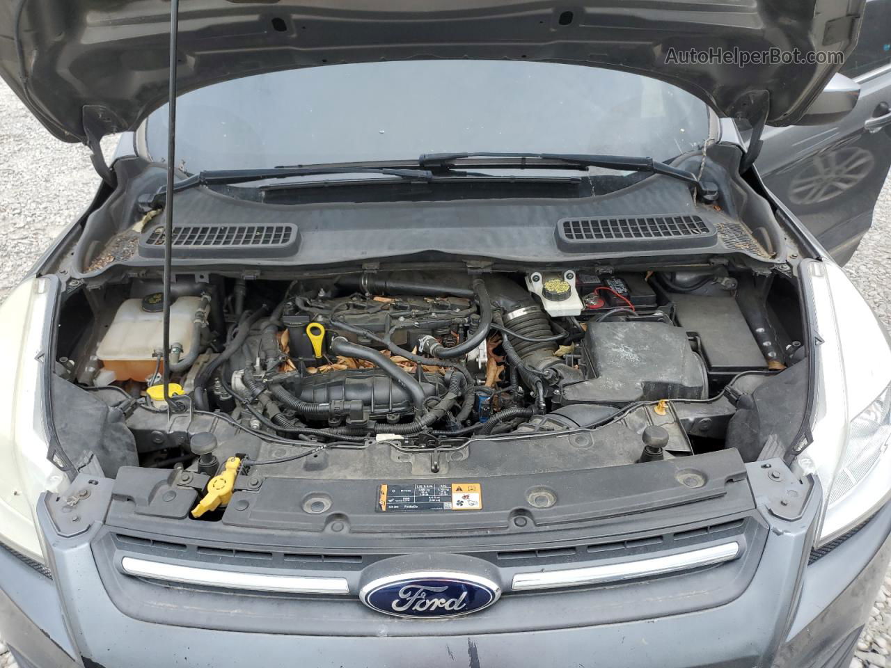 2014 Ford Escape Se Серый vin: 1FMCU0GX3EUA86341