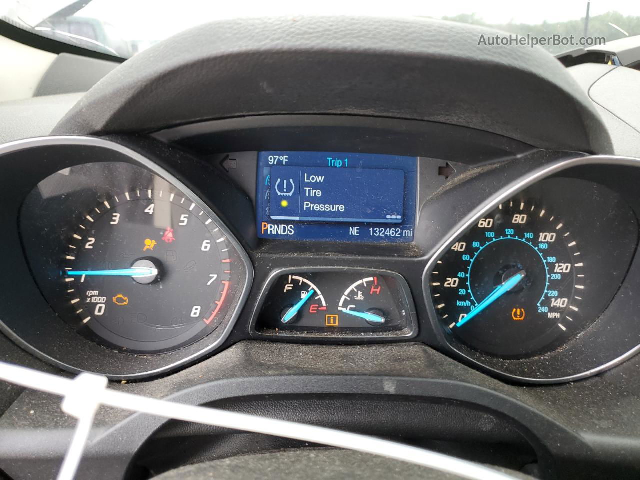 2014 Ford Escape Se Серый vin: 1FMCU0GX3EUA86341