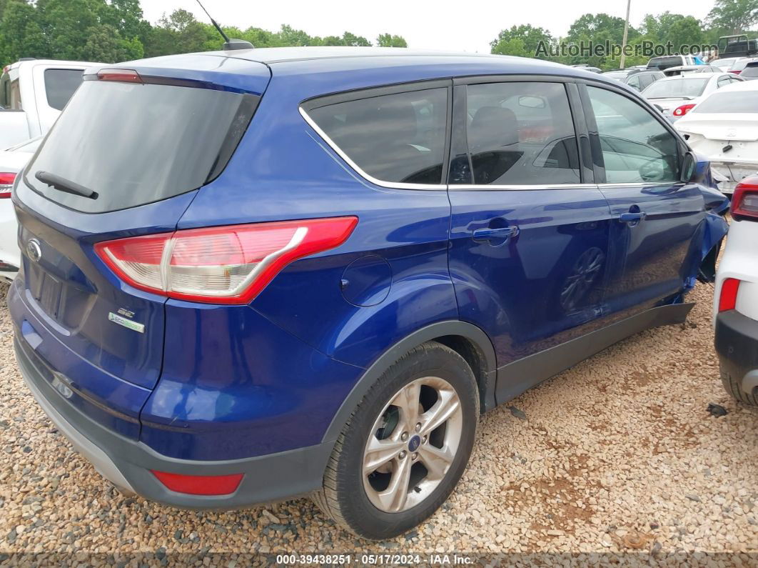 2015 Ford Escape Se Blue vin: 1FMCU0GX3FUA24200