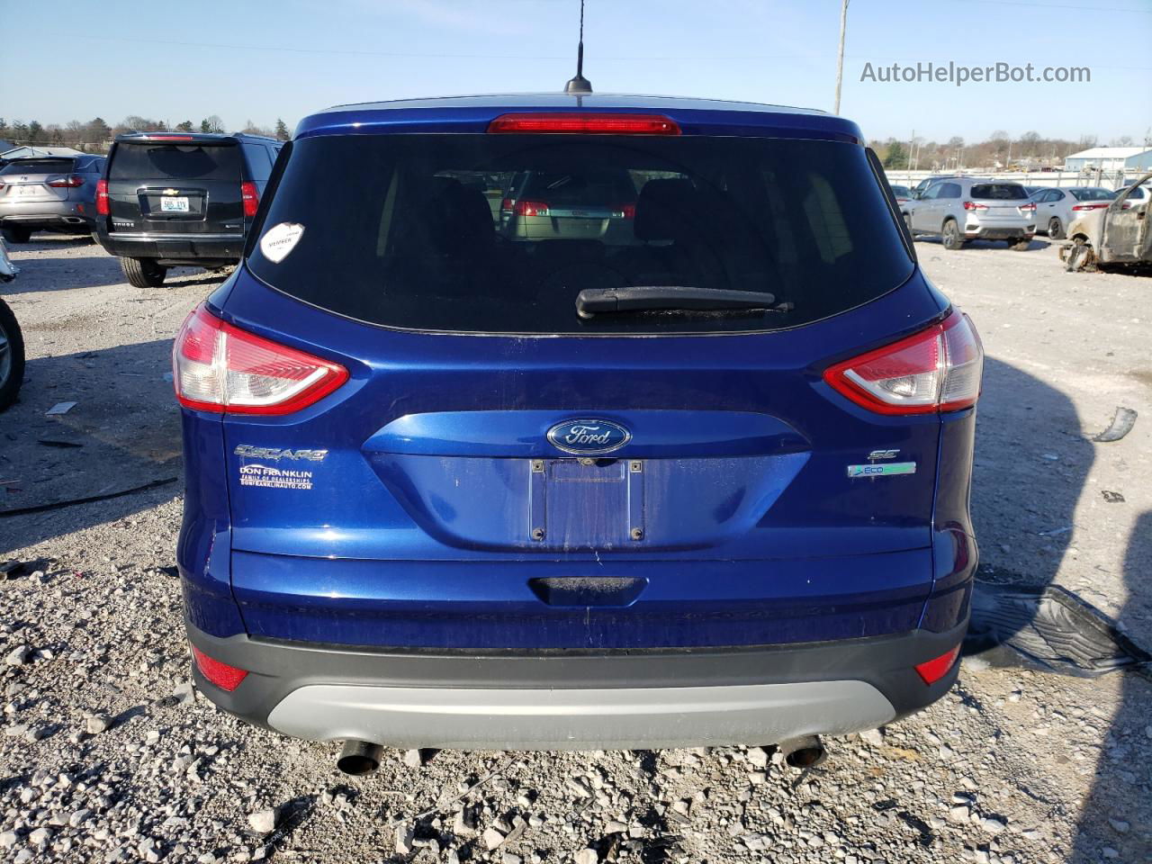 2015 Ford Escape Se Blue vin: 1FMCU0GX3FUA50862