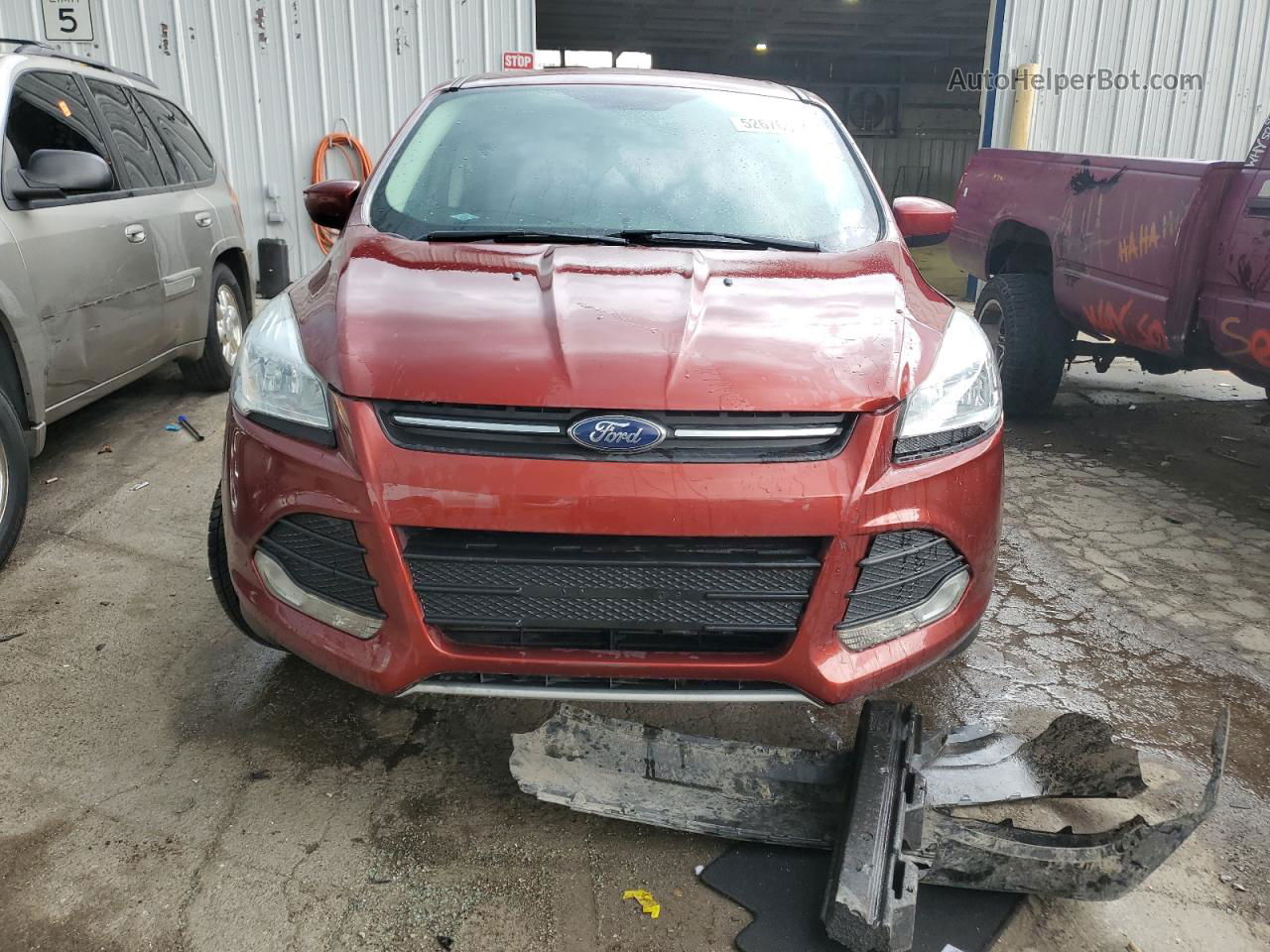 2015 Ford Escape Se Burgundy vin: 1FMCU0GX3FUC59728