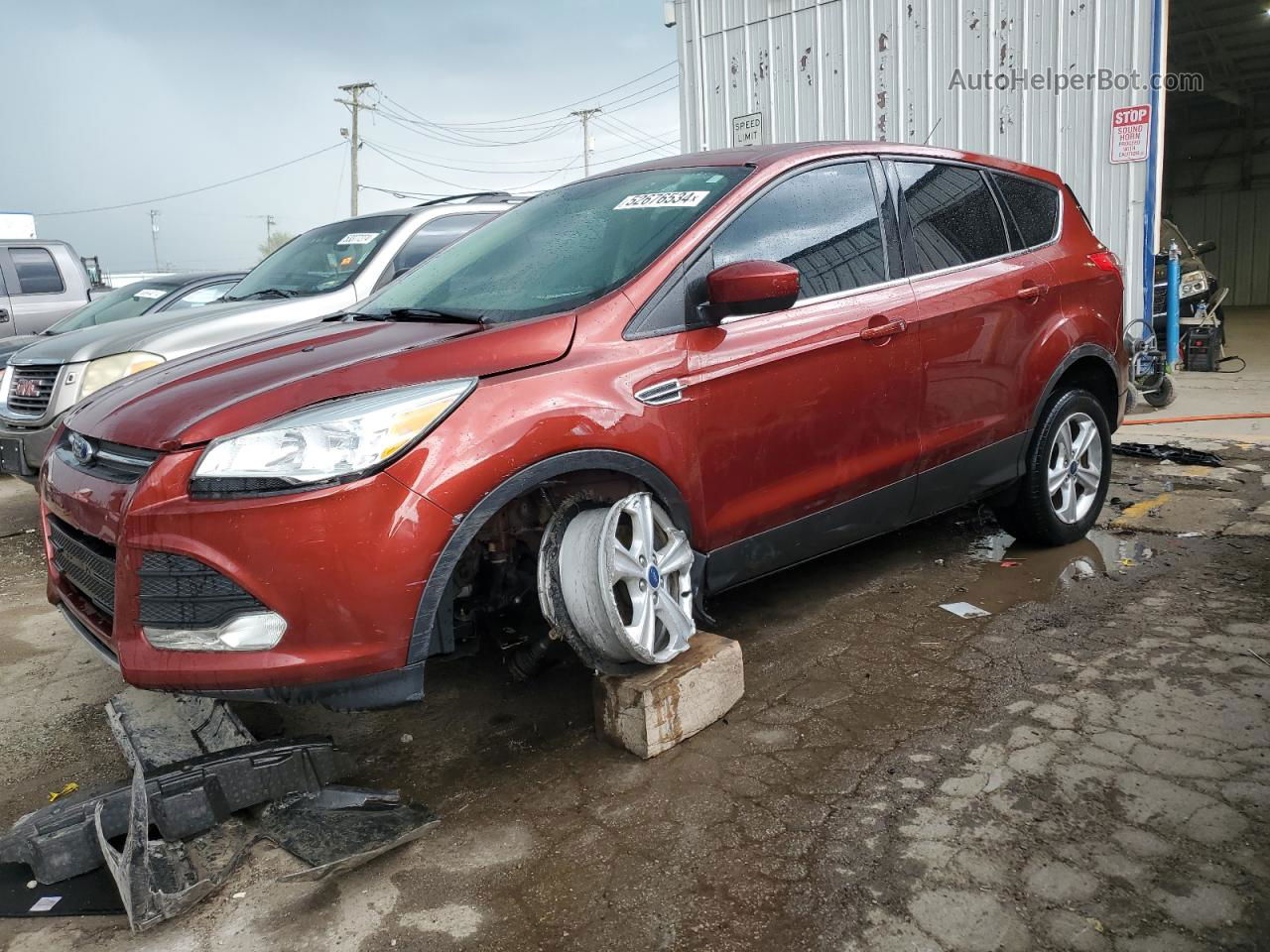 2015 Ford Escape Se Burgundy vin: 1FMCU0GX3FUC59728