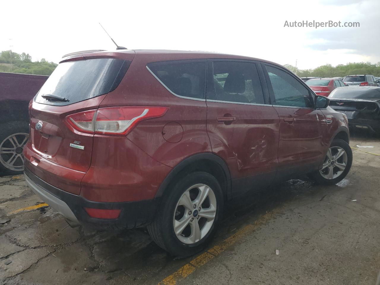 2015 Ford Escape Se Burgundy vin: 1FMCU0GX3FUC59728