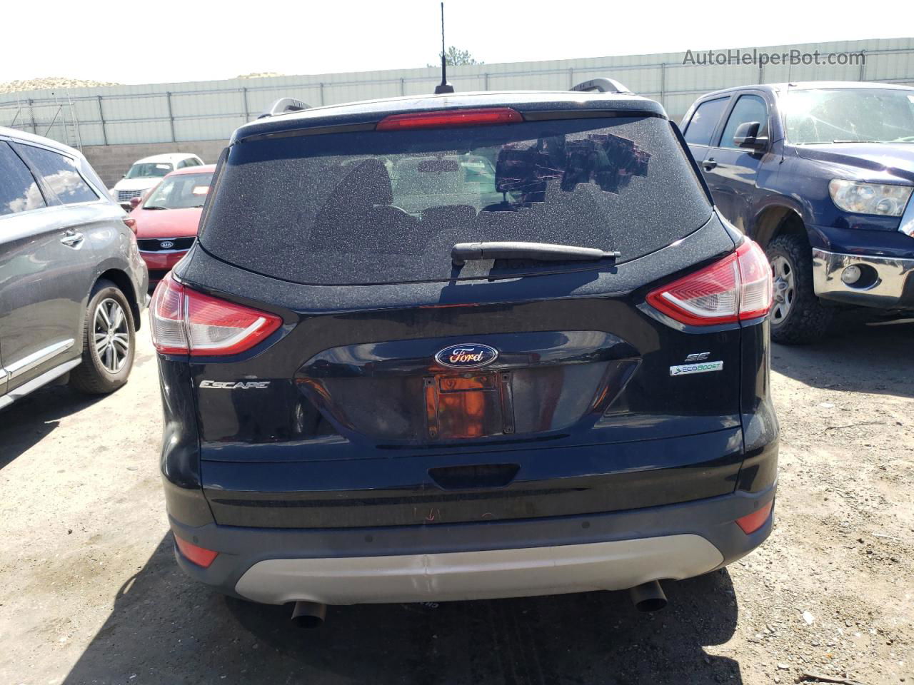 2016 Ford Escape Se Black vin: 1FMCU0GX3GUA22013