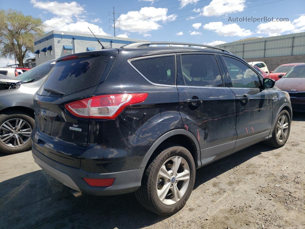 2016 Ford Escape Se Black vin: 1FMCU0GX3GUA22013