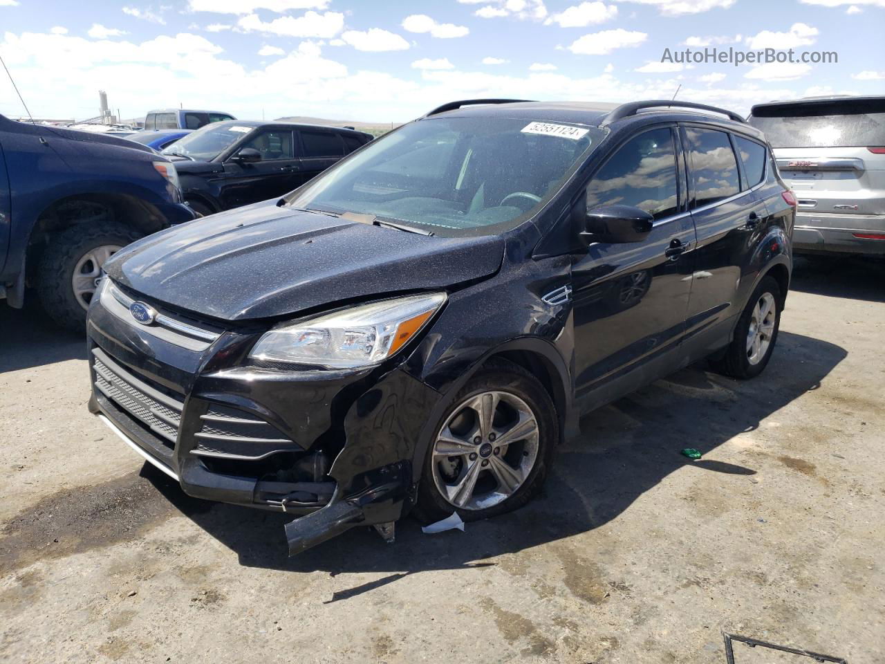 2016 Ford Escape Se Black vin: 1FMCU0GX3GUA22013