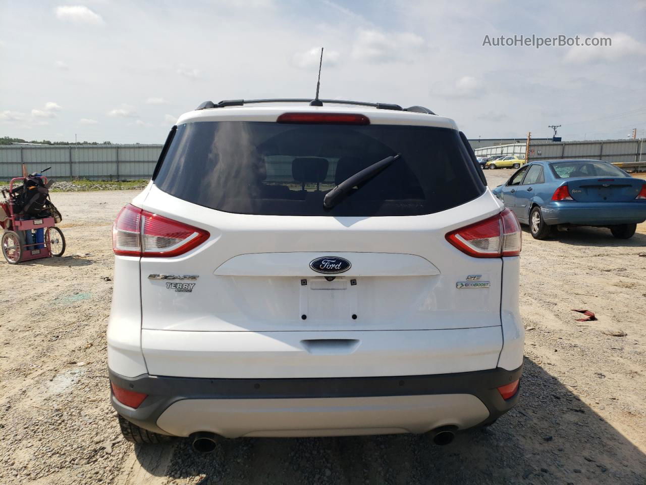 2016 Ford Escape Se White vin: 1FMCU0GX3GUA72376