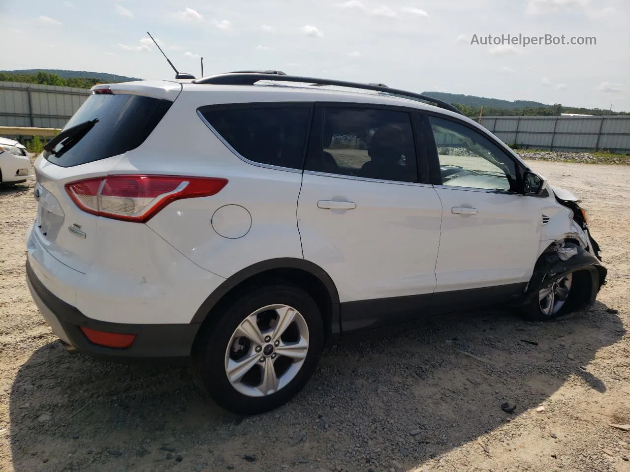 2016 Ford Escape Se White vin: 1FMCU0GX3GUA72376