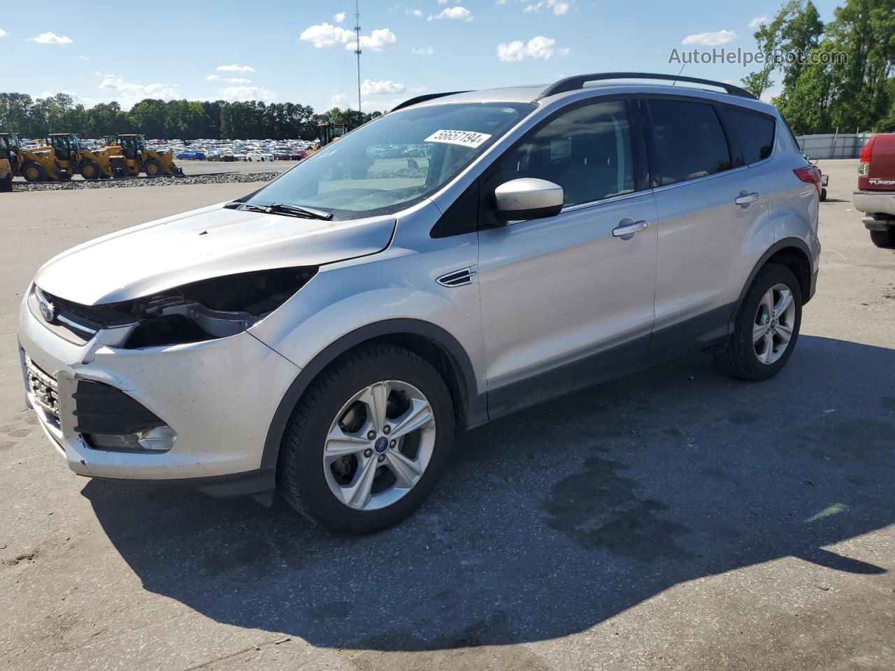 2016 Ford Escape Se Silver vin: 1FMCU0GX3GUB22130