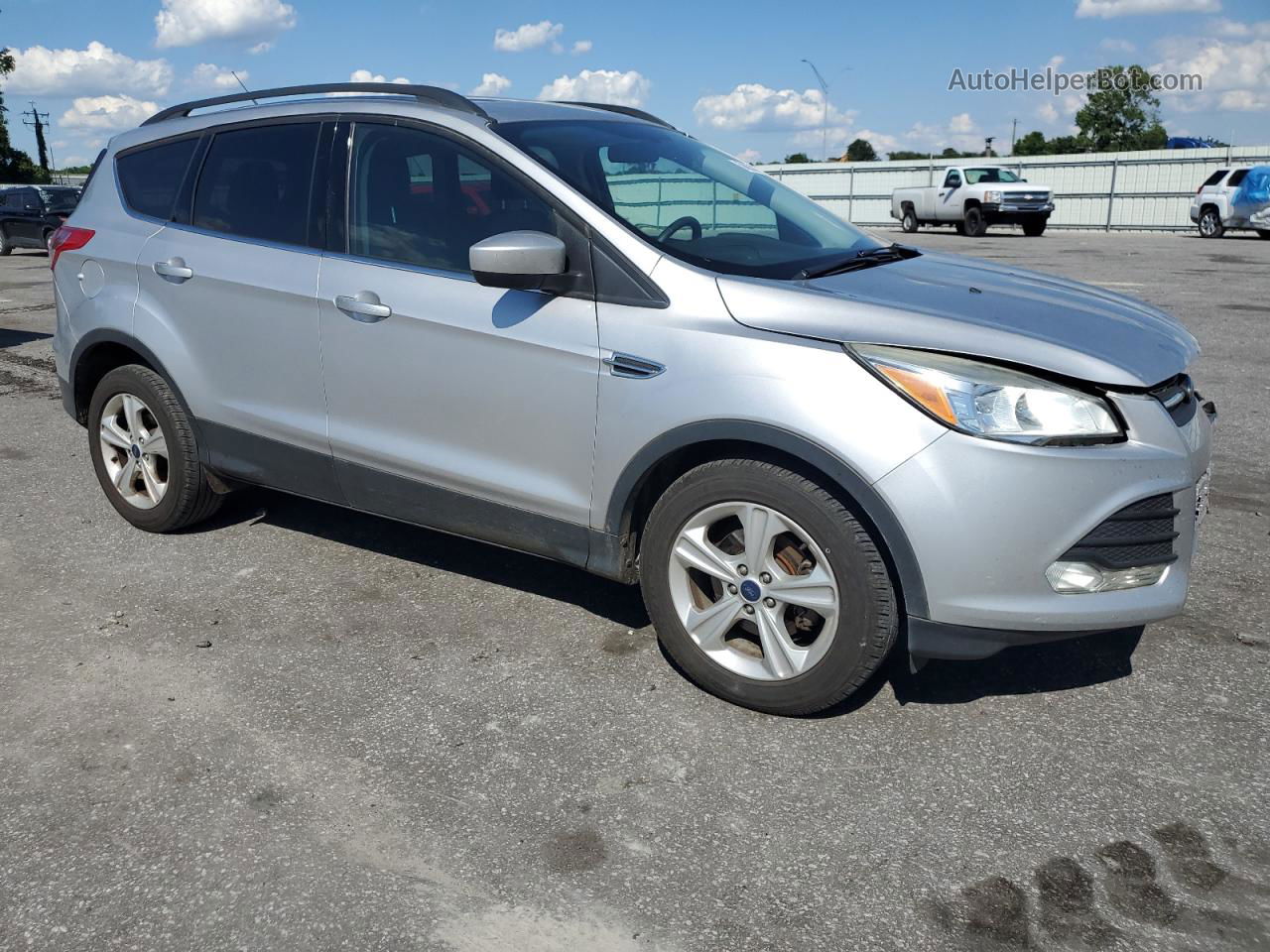 2016 Ford Escape Se Silver vin: 1FMCU0GX3GUB22130