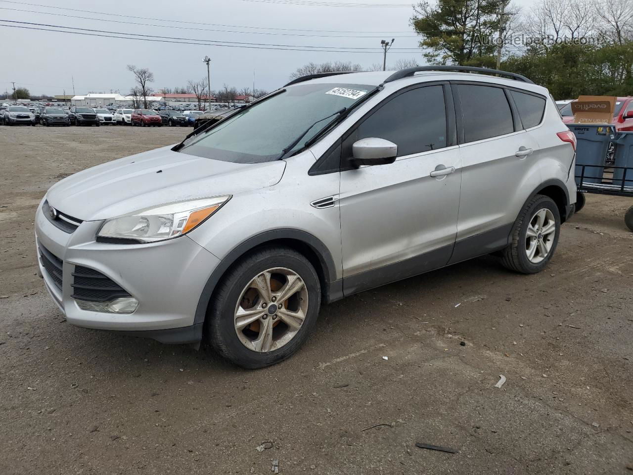 2016 Ford Escape Se Gray vin: 1FMCU0GX3GUB94915