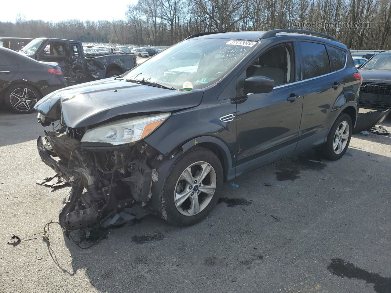 2016 Ford Escape Se Black vin: 1FMCU0GX3GUC04536