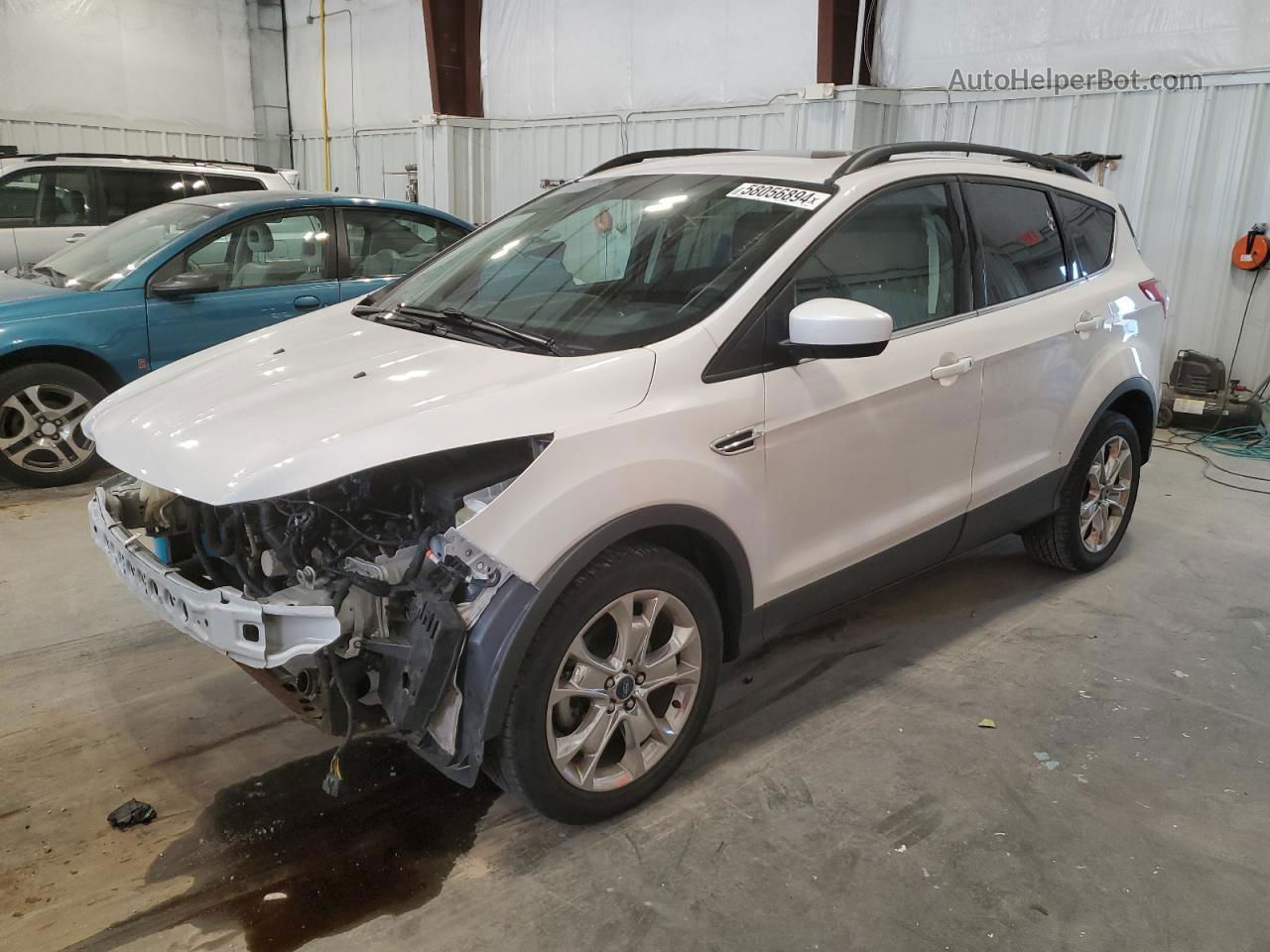 2016 Ford Escape Se White vin: 1FMCU0GX3GUC06884