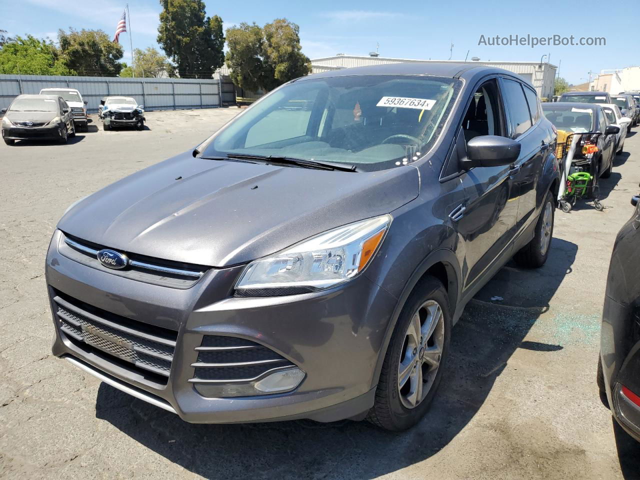 2013 Ford Escape Se Black vin: 1FMCU0GX4DUA04955