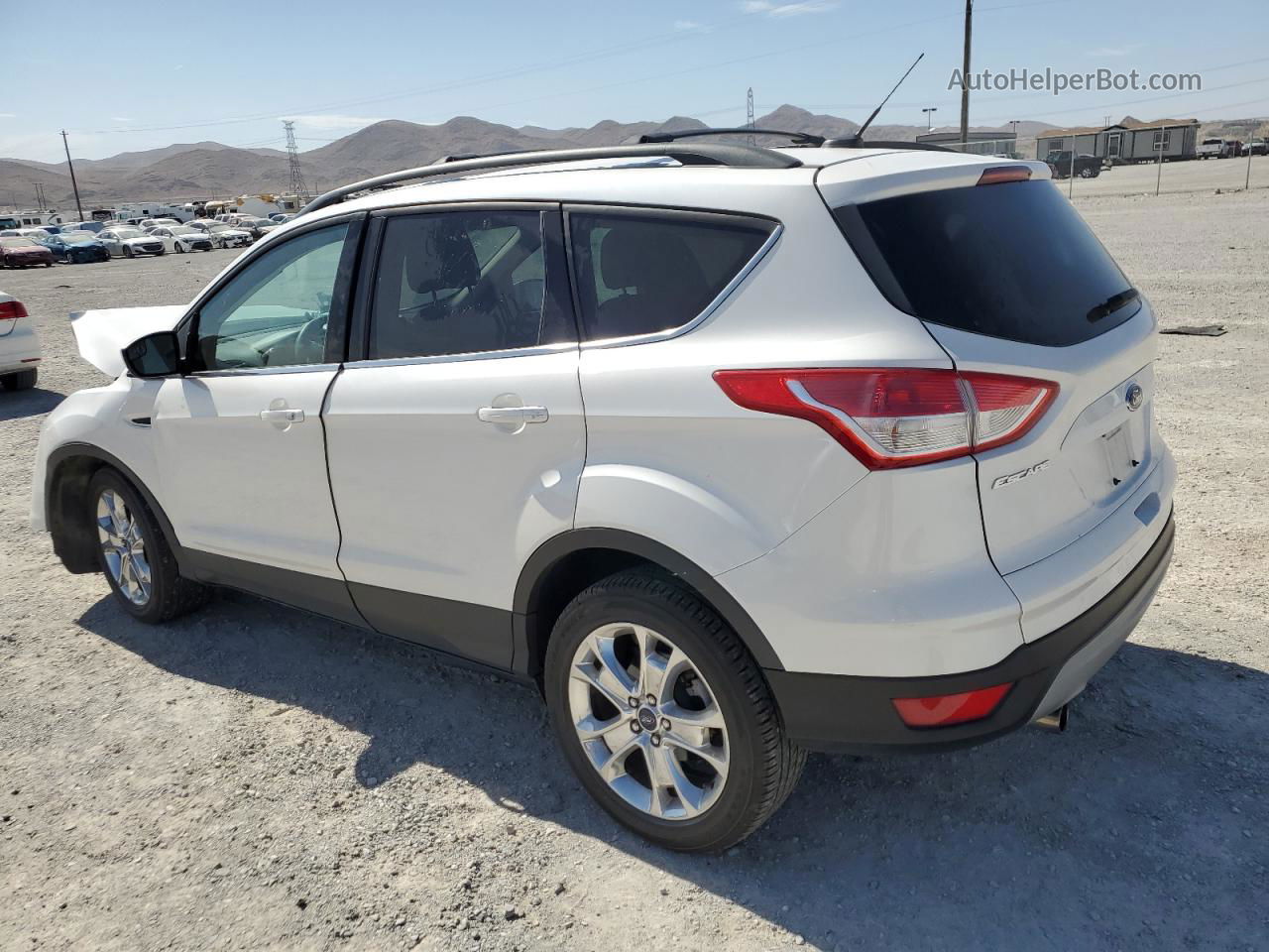 2013 Ford Escape Se White vin: 1FMCU0GX4DUB23847