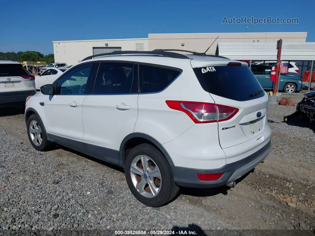 2013 Ford Escape Se White vin: 1FMCU0GX4DUB28272