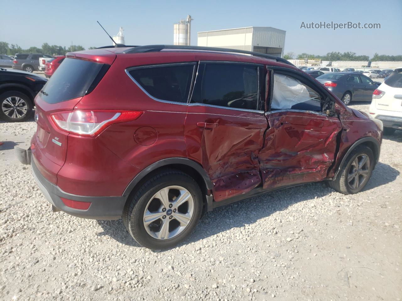 2013 Ford Escape Se Красный vin: 1FMCU0GX4DUB81134