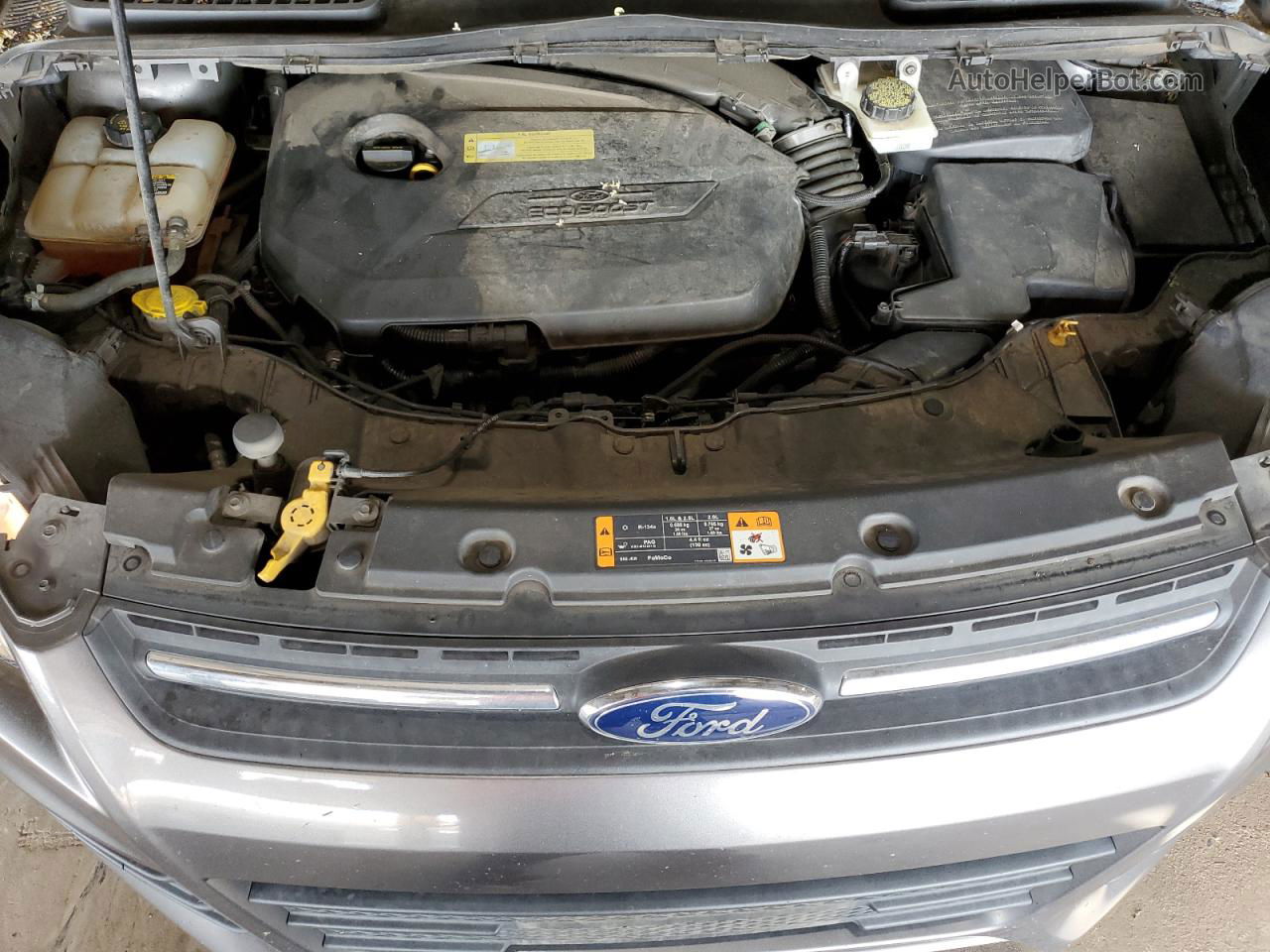 2013 Ford Escape Se Серый vin: 1FMCU0GX4DUC86806