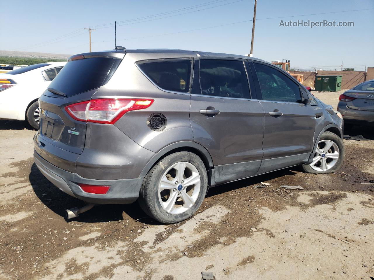 2013 Ford Escape Se Gray vin: 1FMCU0GX4DUD18475