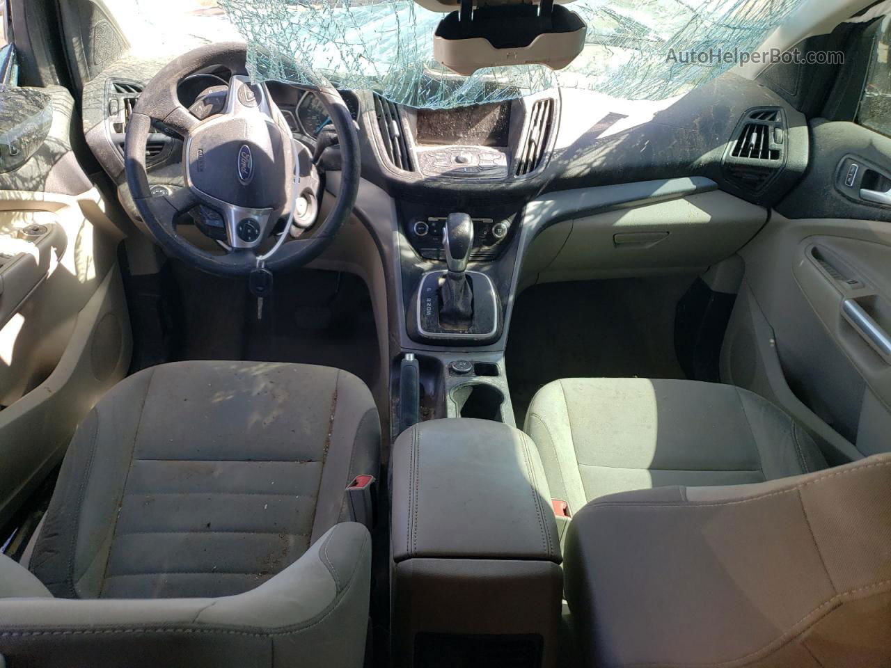 2013 Ford Escape Se Серый vin: 1FMCU0GX4DUD18475