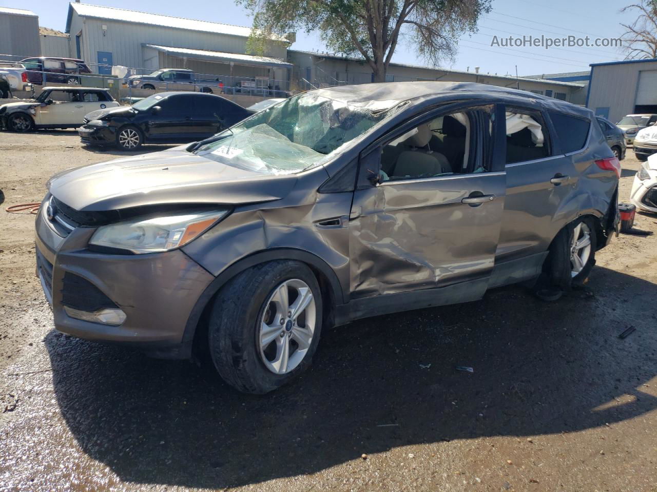 2013 Ford Escape Se Серый vin: 1FMCU0GX4DUD18475