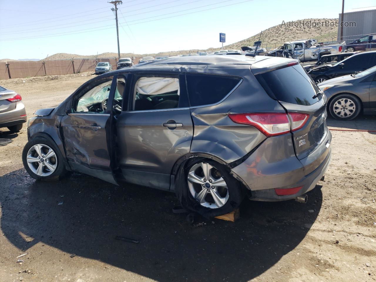 2013 Ford Escape Se Gray vin: 1FMCU0GX4DUD18475