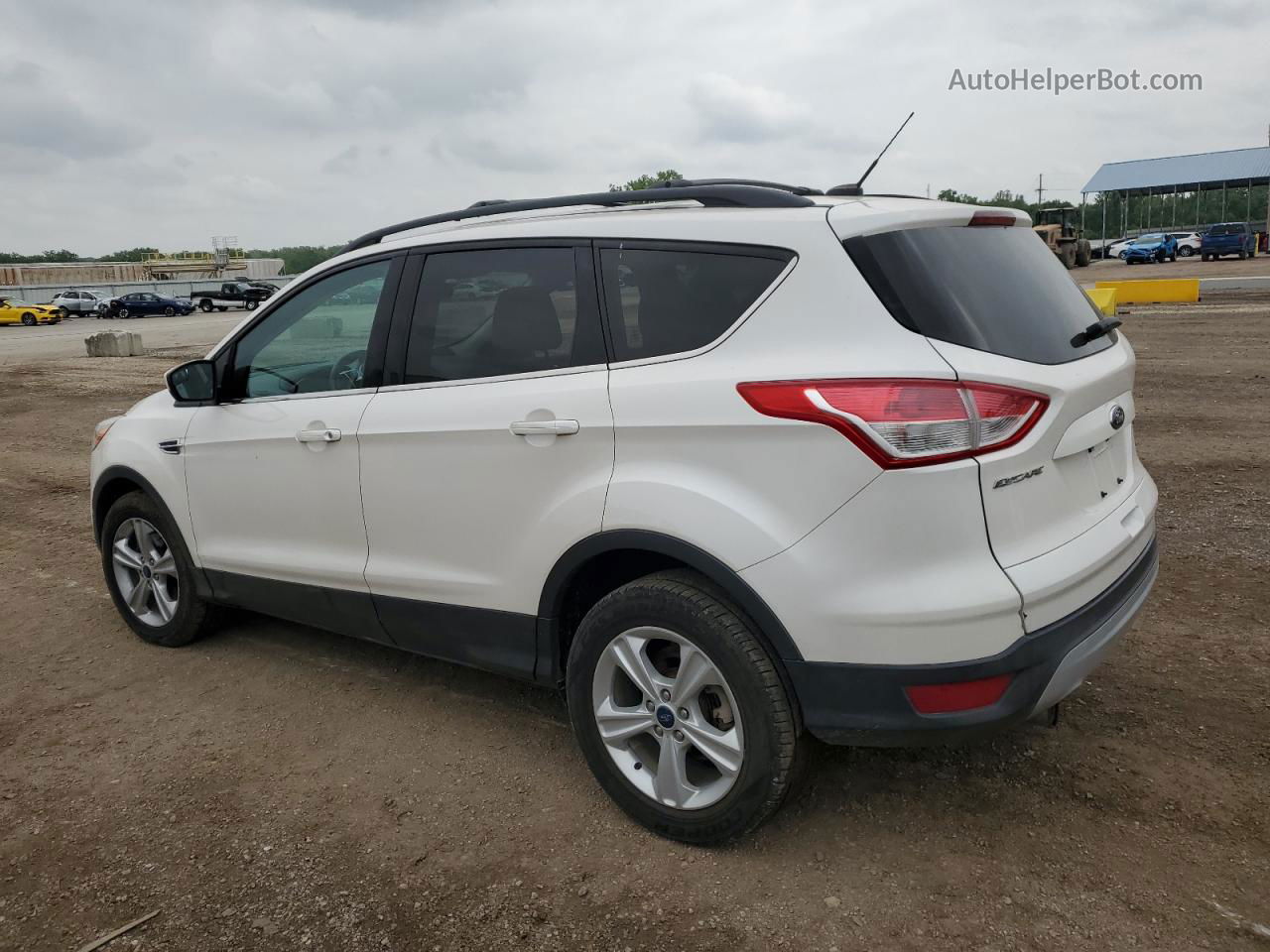 2013 Ford Escape Se White vin: 1FMCU0GX4DUD27239