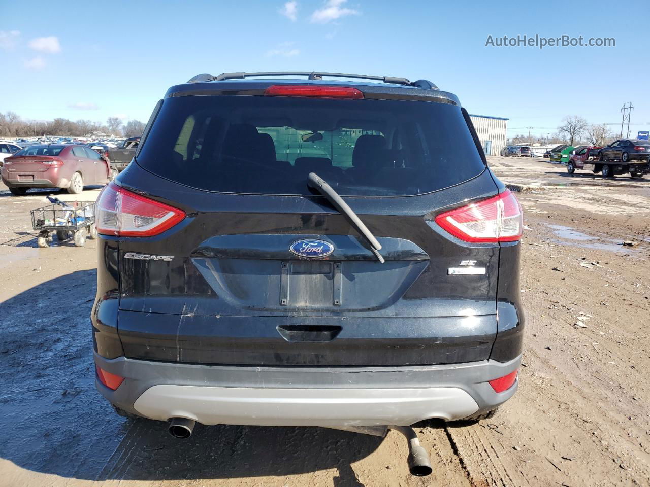 2013 Ford Escape Se Black vin: 1FMCU0GX4DUD68891