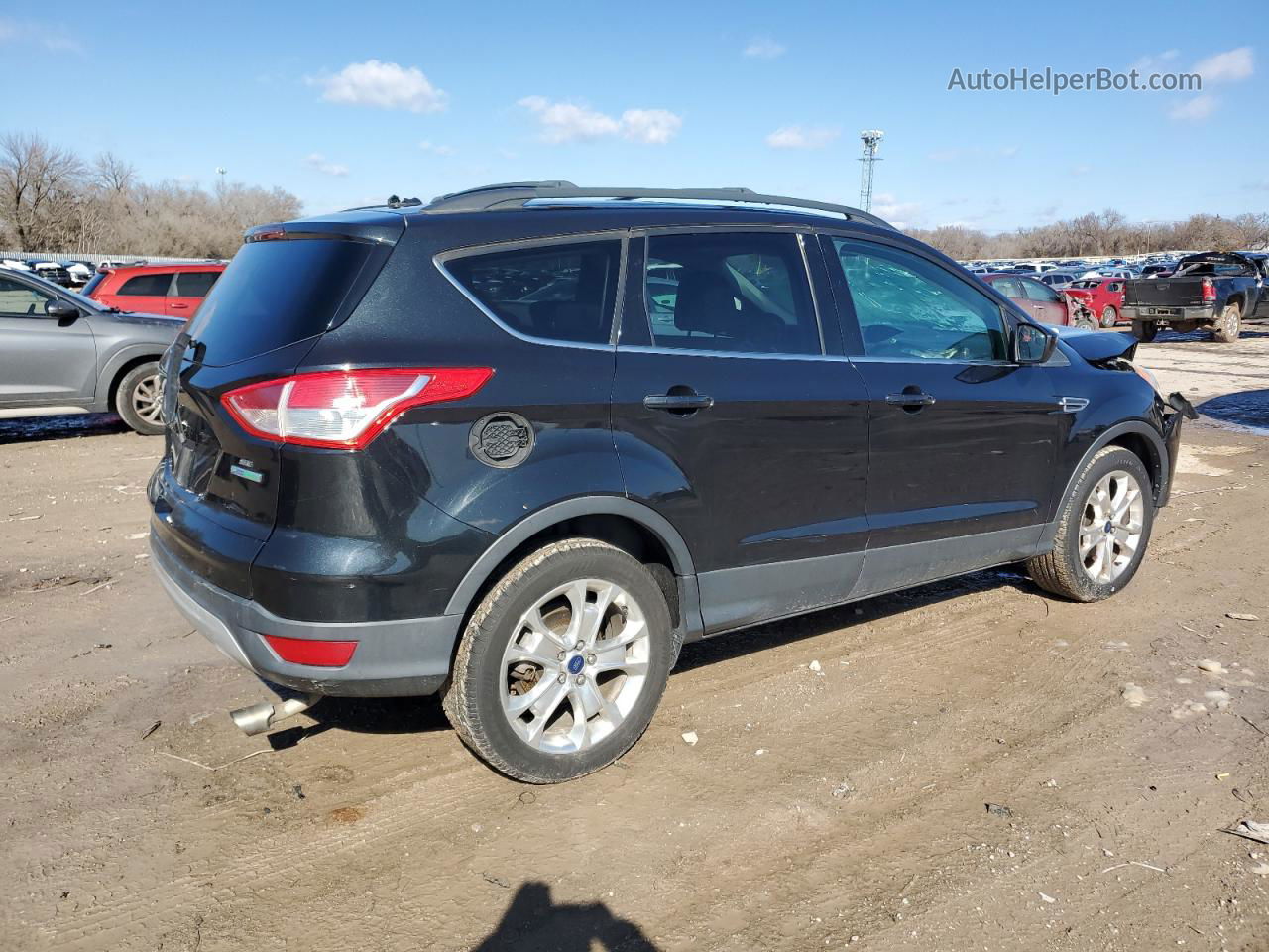 2013 Ford Escape Se Black vin: 1FMCU0GX4DUD68891