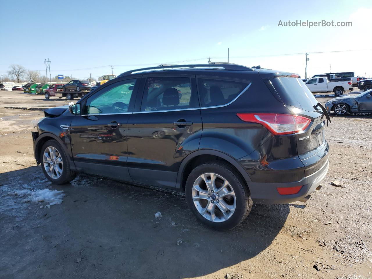 2013 Ford Escape Se Black vin: 1FMCU0GX4DUD68891