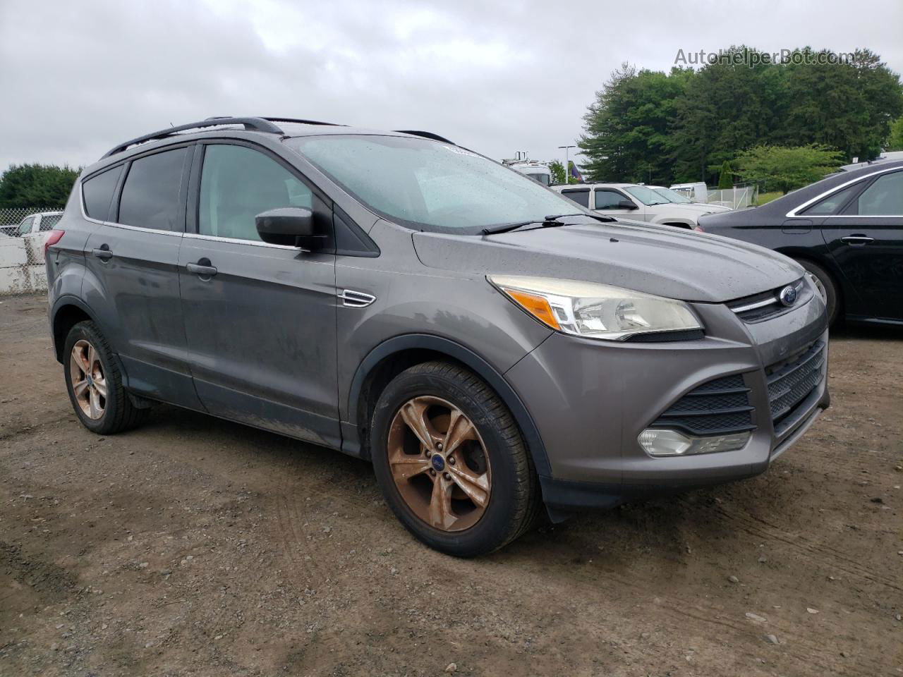 2014 Ford Escape Se Gray vin: 1FMCU0GX4EUA67006