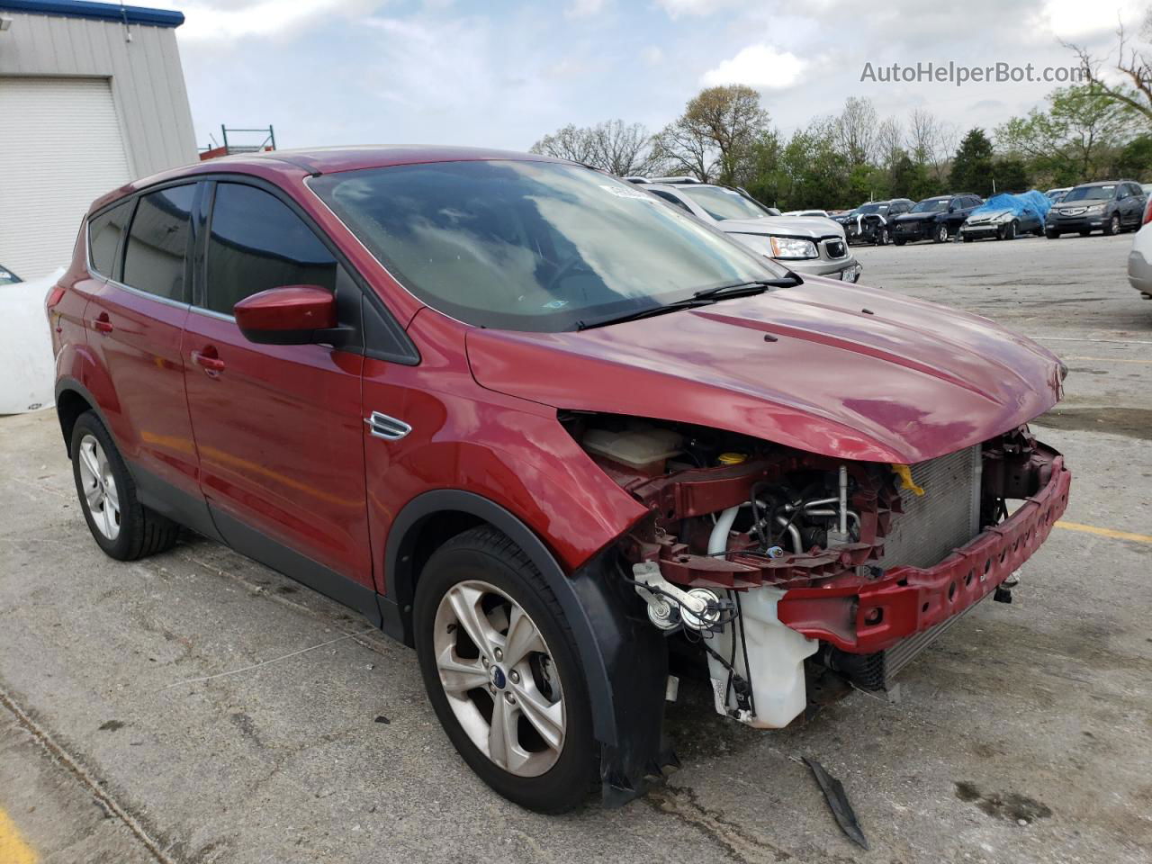 2014 Ford Escape Se Red vin: 1FMCU0GX4EUB98212