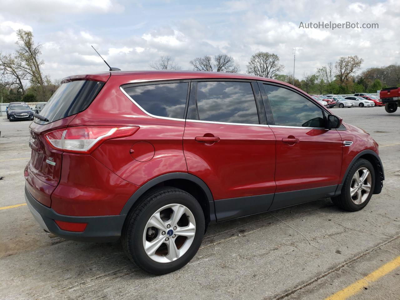 2014 Ford Escape Se Red vin: 1FMCU0GX4EUB98212