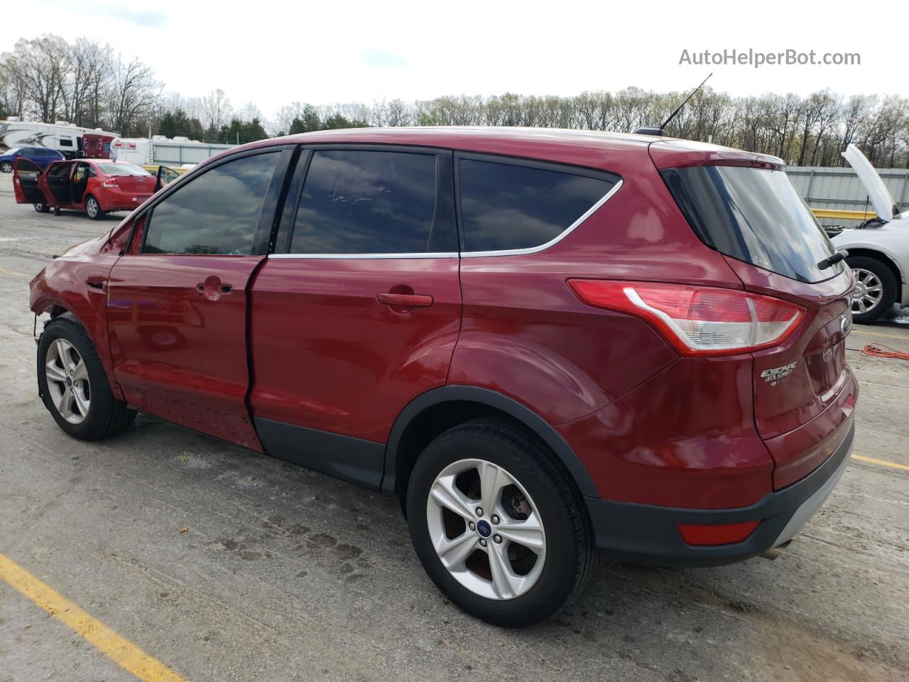 2014 Ford Escape Se Red vin: 1FMCU0GX4EUB98212